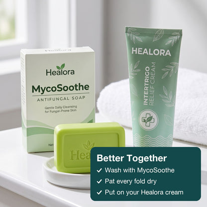 2x Healora MycoSoothe Antifungal Soap