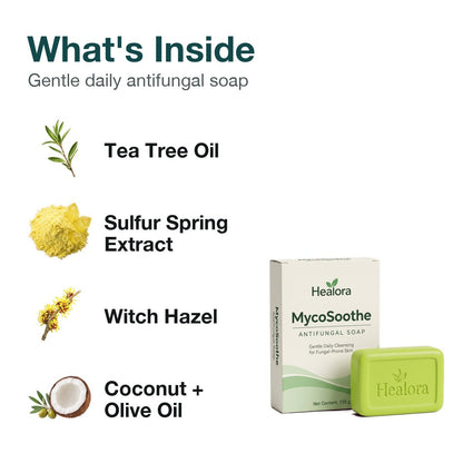 MycoSoothe Antifungal Soap • 2 More Bars