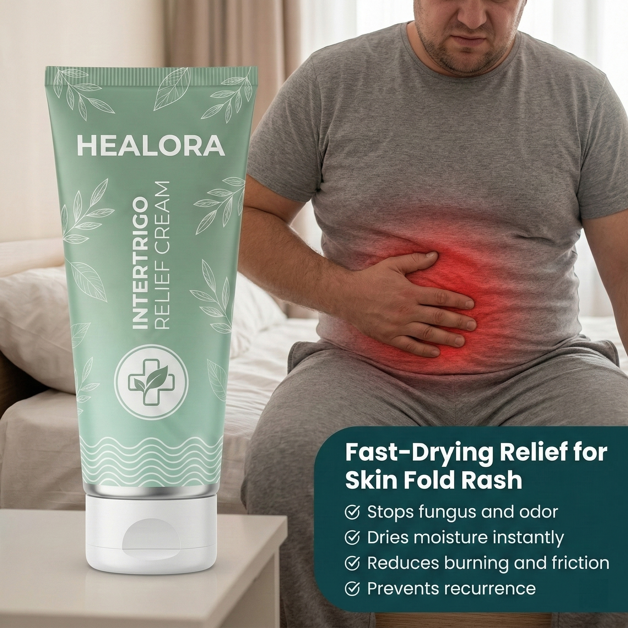 Intertrigo Relief Cream Subscribe – Healora™