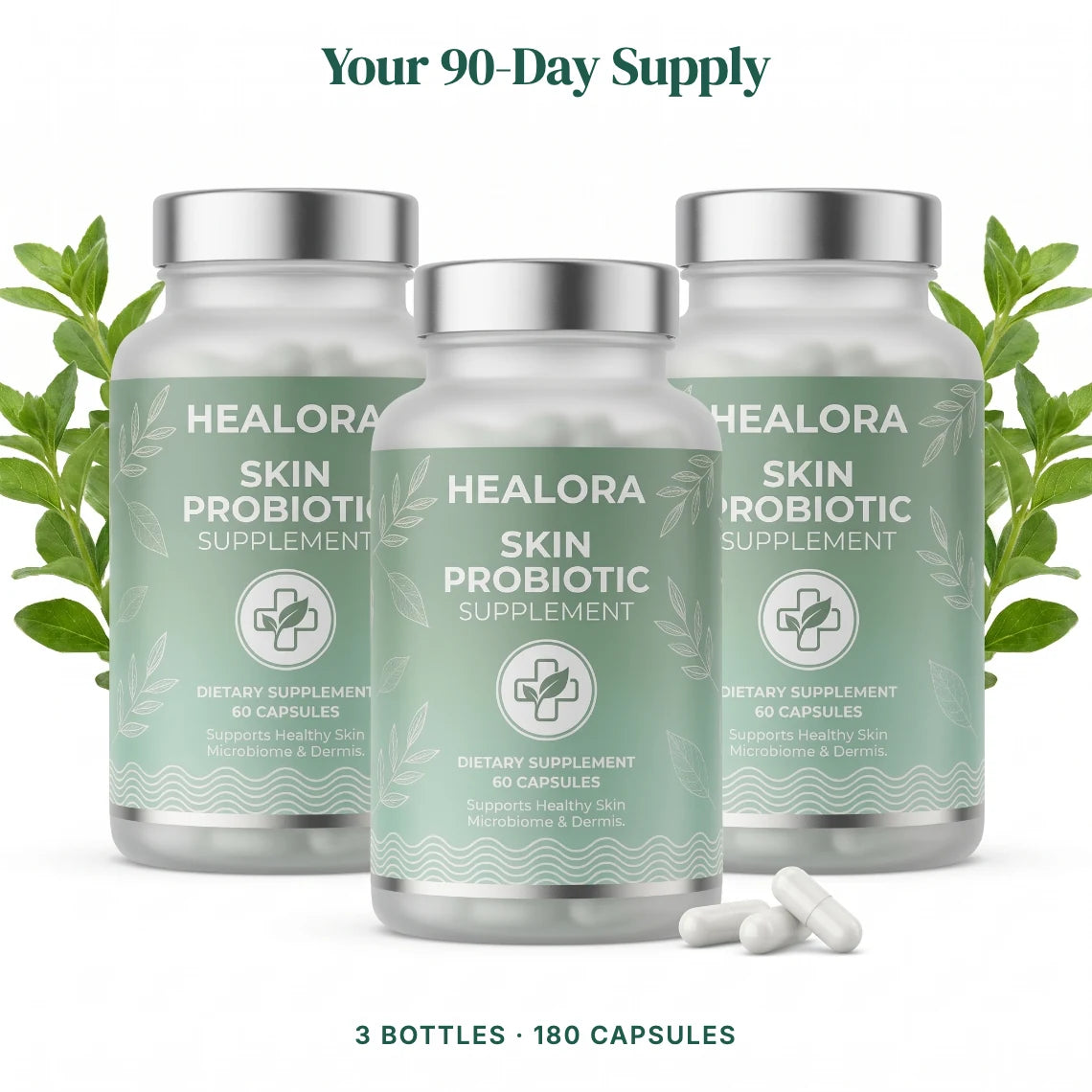 Healora Skin Probiotic Supplement