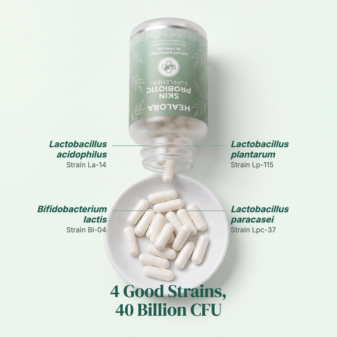 Healora Skin Probiotic Supplement